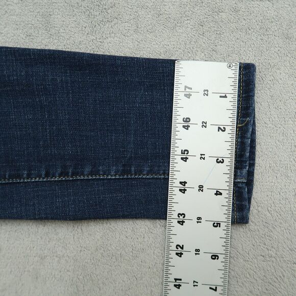 Levi's 721 Jeans Women's Size 28 Blue High-Rise Skinny Denim 28" Inseam Stretch - Picture 5 of 16